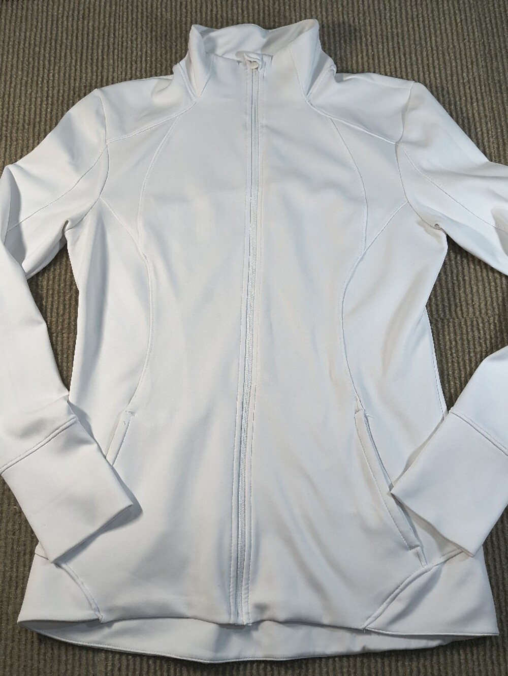 Apana White Full-Zip Performance Jacket